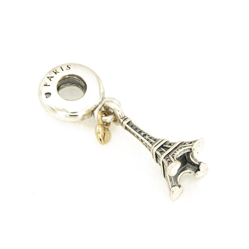 PANDORA - CHARM - ARGENTO 925/1000 - MOD. TORRE EIFFEL - PANDORA