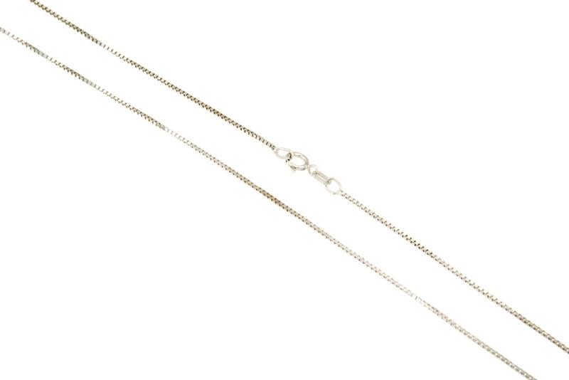 CATENINA ORO BIANCO 750/1000 MAGLIA VENETA - CM. 41 - 