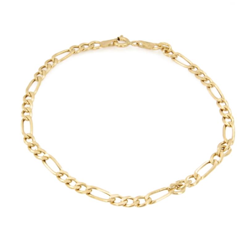 BRACCIALE ORO GIALLO 750/1000 MAGLIA 3+1 - CM. 21.5 - 
