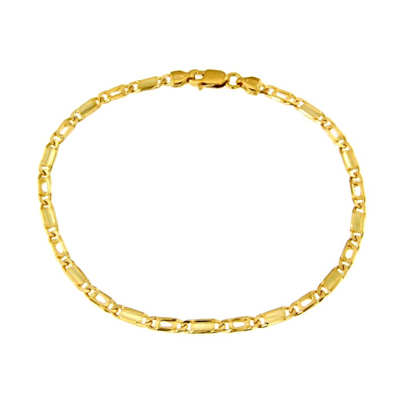 BRACCIALE ORO GIALLO 750/1000 MAGLIA 1+1 - CM 20.5 - 