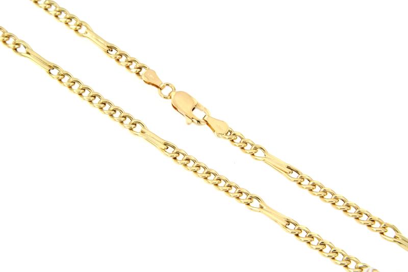 CATENA ORO GIALLO 750/1000 MAGLIA 7+1 - 