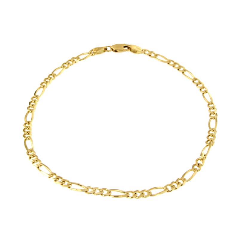 BRACCIALE ORO GIALLO 750/1000 MAGLIA 3+1 - CM 20 - 