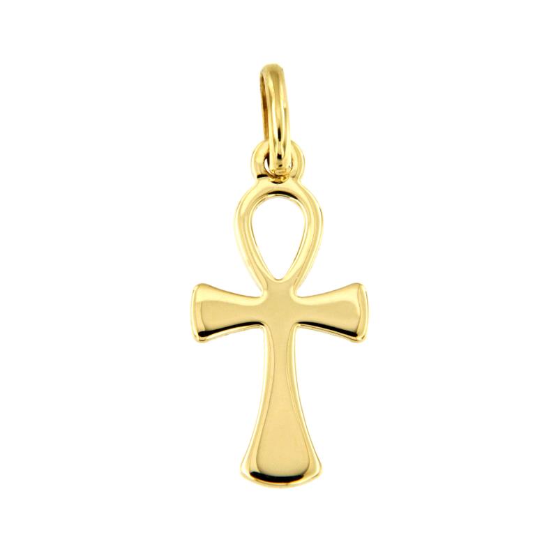 CIONDOLO ORO GIALLO 750/1000 CROCE ANKH - 