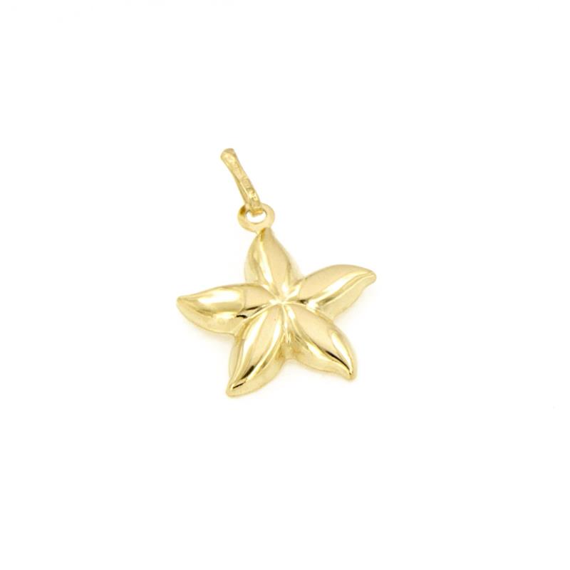 CIONDOLO ORO GIALLO 750/1000 FIORE  - 