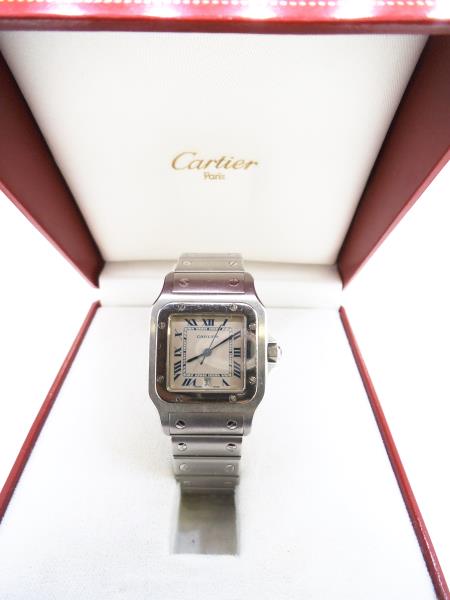 OROLOGIO CARTIER DONNA MODELLO MONTRES SANTOS WATCHES  - 