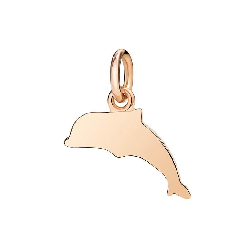 DODO - CIONDOLO - ORO ROSA 375/1000 - MOD. DELFINO - DODO