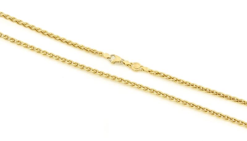 CATENINA ORO GIALLO 750/1000 MAGLIA SPIGA - CM. 45.5 - 