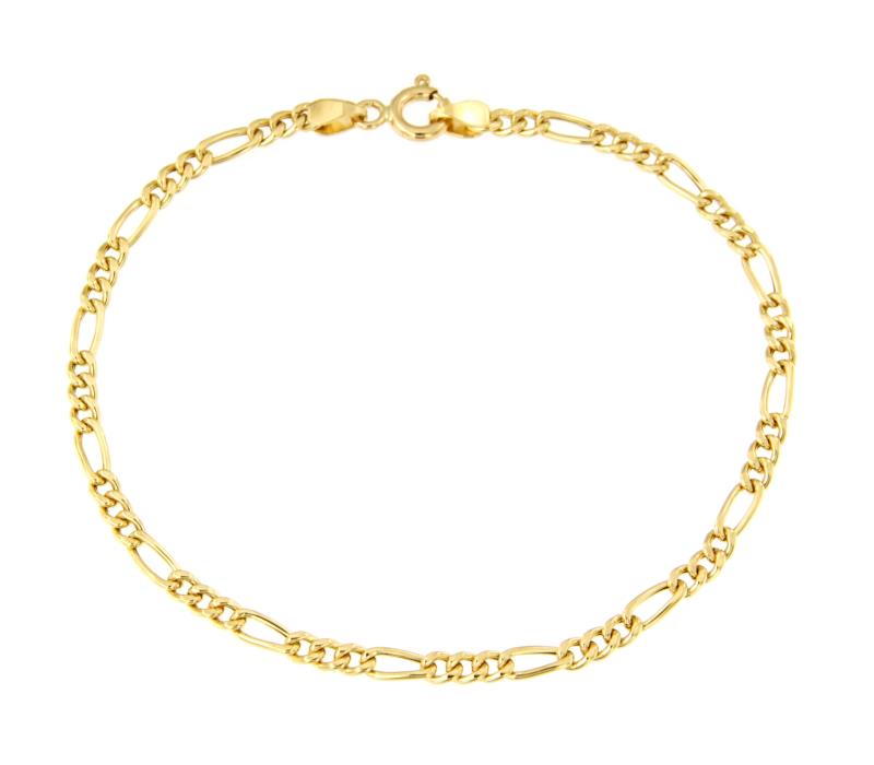 BRACCIALE ORO GIALLO 750/1000 MAGLIA 3+1 - CM 19 - 