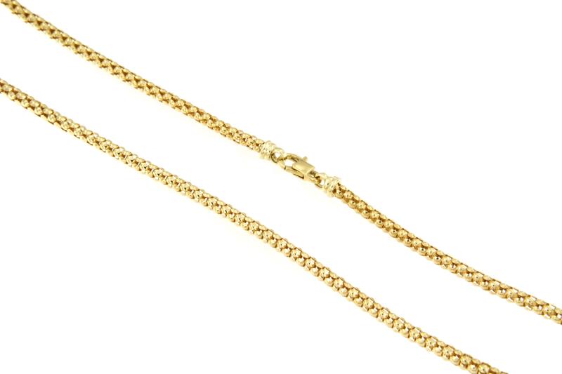 COLLANA ORO GIALLO 750/1000 MAGLIA TIPO FOPE - CM. 50 - 