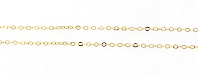 COLLANA ORO GIALLO 750\1000  FORZATINA LUNGHEZZA 45 CM - 