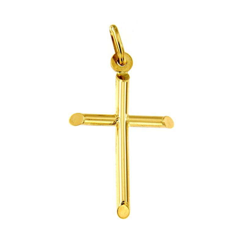 CIONDOLO ORO GIALLO 750/1000 CROCE  - 