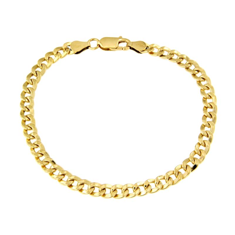 BRACCIALE ORO GIALLO 750/1000 MAGLIA GRUMETTA - CM 21.5 - 