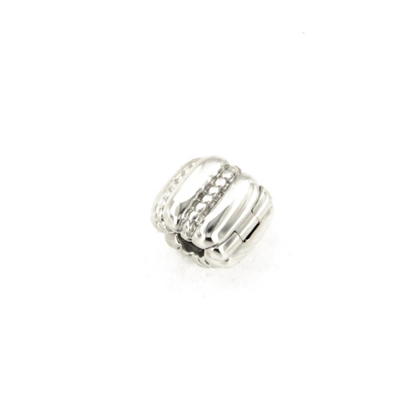 PANDORA - CHARM - ARGENTO 925/1000 - MOD. CLIP RIBBED - PANDORA