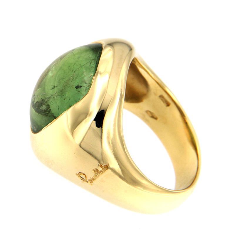POMELLATO - ANELLO - ORO GIALLO 750/1000 - CON TORMALINA. MIS 15 - POMELLATO