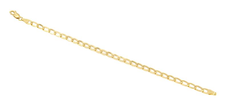 BRACCIALE ORO GIALLO 750/1000 MAGLIA GRUMETTA - CM.19.5 - 