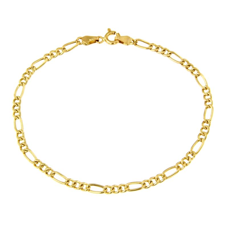 BRACCIALE ORO GIALLO 750/1000 MAGLIA 3+41 - CM 20 - 