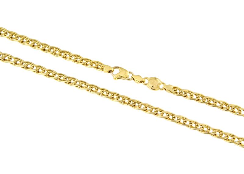 CATENA ORO GIALLO 750/1000 MAGLIA DOPPIA GRUMETTA - CM 45 - 