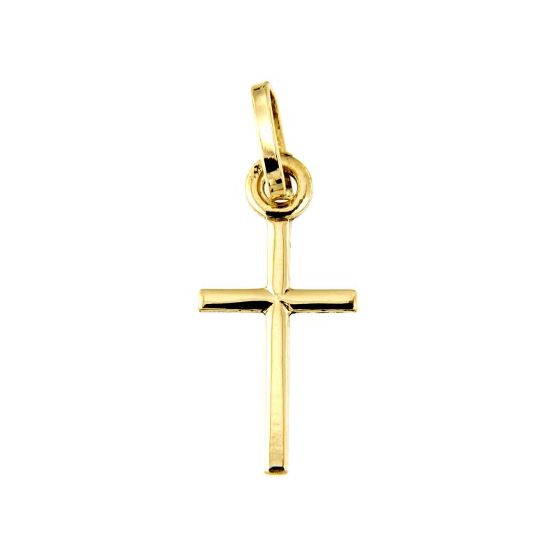 CIONDOLO ORO GIALLO 750/1000 CROCE - 