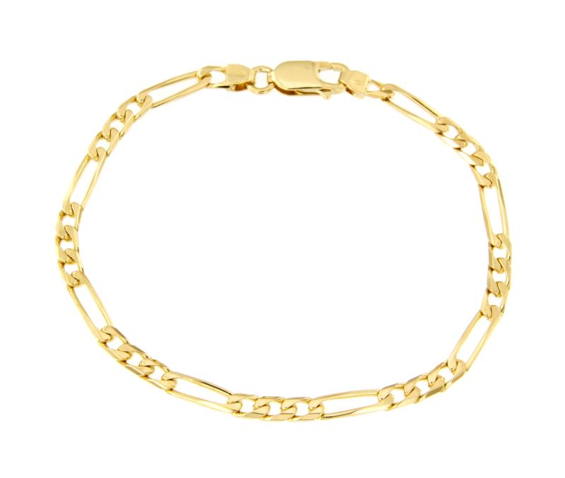 BRACCIALE ORO GIALLO 750/1000 MAGLIA 3+1 - CM. 20 - 