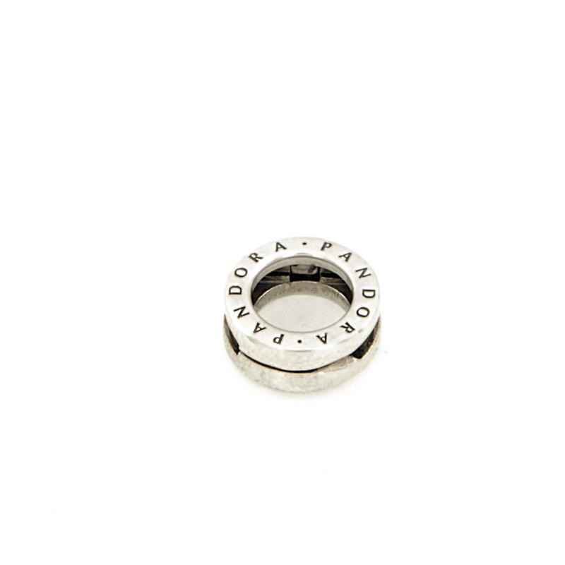 PANDORA - CHARM - ARGENTO 925/1000 - MOD. CERCHIO CON LOGO - PANDORA