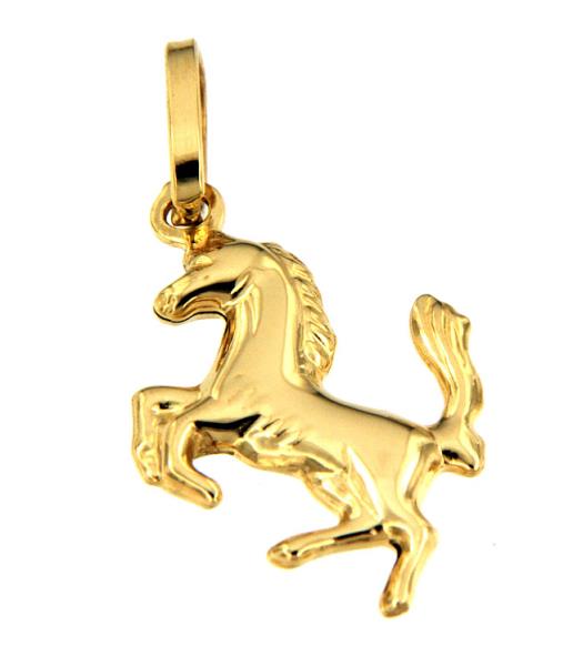 CIONDOLO ORO GIALLO 750/1000 CAVALLO - 