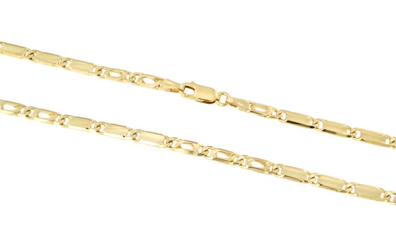 CATENA ORO GIALLO 750/1000 MAGLIA 3+3 - CM. 60 - 