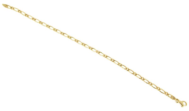 BRACCIALE ORO GIALLO 750/1000 MAGLIA 1+1 - CM. 18.5 - 