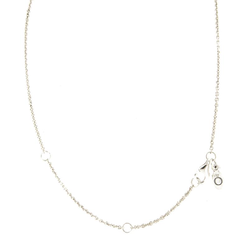 PANDORA - CATENINA - ARGENTO 925/1000 - MAGLIA ROL&Ograve; - CM 45  - PANDORA
