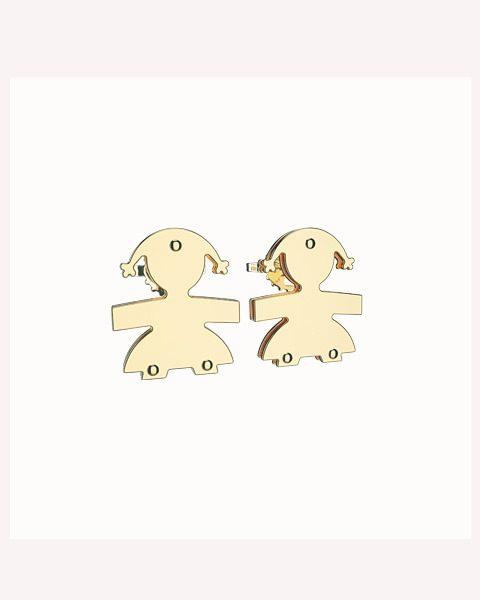 LE BEB&Egrave; - COPPIA ORECCHINI - ORO GIALLO 750/1000 - BIMBA - LE BEBE