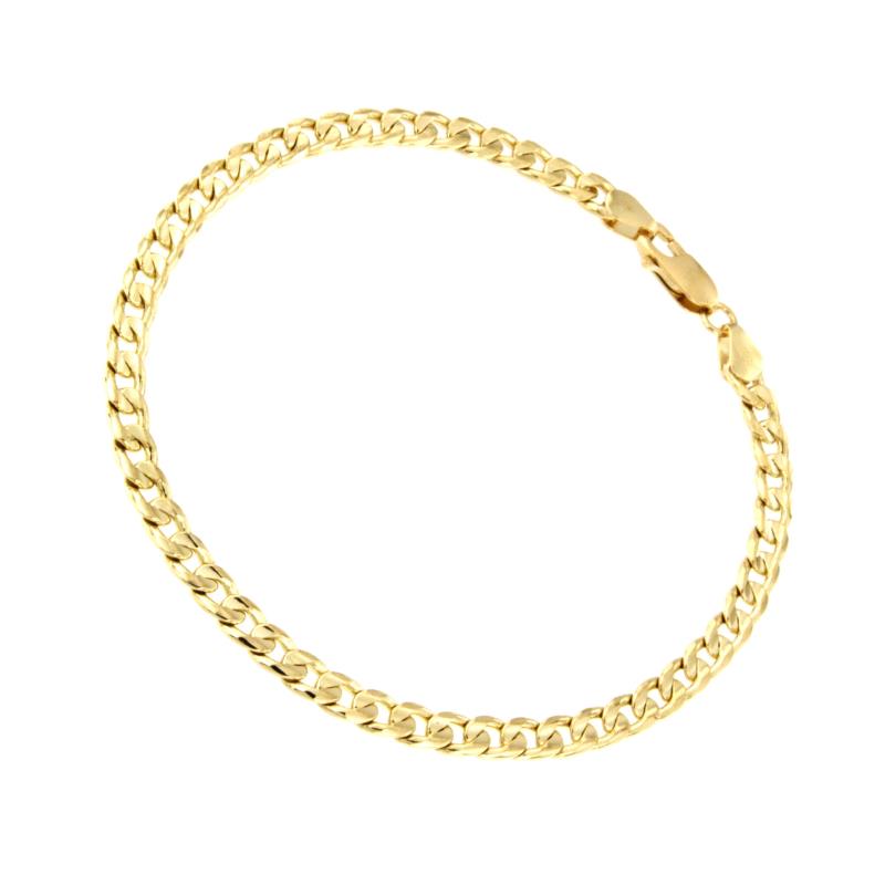 BRACCIALE ORO GIALLO 750/1000 MAGLIA GRUMETTA - CM. 20.5 - 