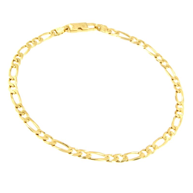 BRACCIALE ORO GIALLO 750/1000 MAGLIA 2+1 - CM. 20 - 