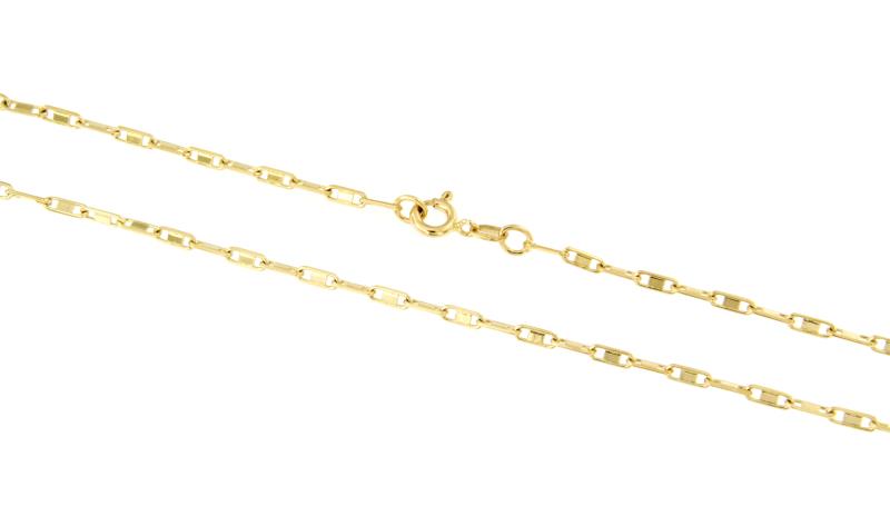 CATENA ORO GIALLO 750/1000 MAGLIA FORZATINA VALENTINO - CM 61 - 