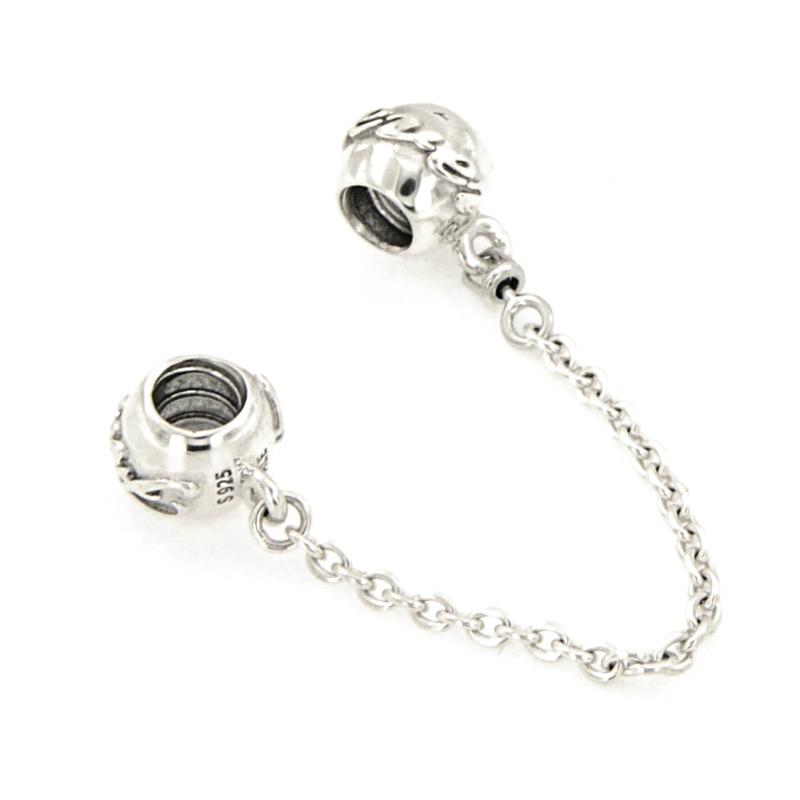 PANDORA - CHARM - ARGENTO 925/1000 - MOD. CATENELLA DI SICUREZZA FAMIGLIA - 